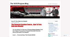 Desktop Screenshot of 1010program.wordpress.com