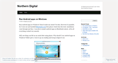 Desktop Screenshot of northerndigital.wordpress.com