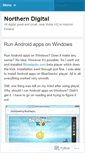 Mobile Screenshot of northerndigital.wordpress.com