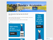 Tablet Screenshot of boulderacutonics.wordpress.com
