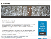 Tablet Screenshot of iparentes.wordpress.com