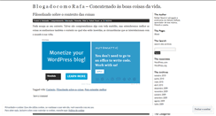 Desktop Screenshot of blogadocomorafa.wordpress.com