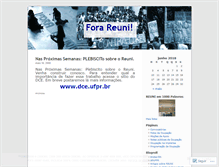 Tablet Screenshot of forareuni.wordpress.com