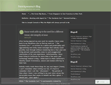 Tablet Screenshot of patrickpomeroy.wordpress.com