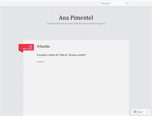 Tablet Screenshot of anapimentel.wordpress.com