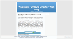 Desktop Screenshot of furnituredirectory.wordpress.com