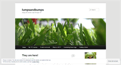 Desktop Screenshot of lumpsandbumps.wordpress.com