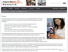 Tablet Screenshot of futureschoolresearchfi.wordpress.com