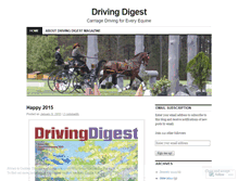 Tablet Screenshot of drivingdigest.wordpress.com