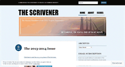 Desktop Screenshot of oduscrivener.wordpress.com