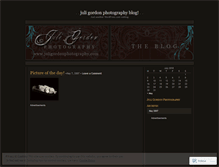 Tablet Screenshot of juligordonphotography.wordpress.com