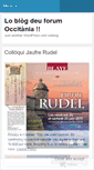 Mobile Screenshot of forumoccitania.wordpress.com