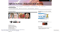 Desktop Screenshot of findbethbentley.wordpress.com