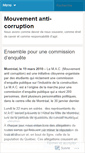 Mobile Screenshot of mouvementanticorruption.wordpress.com