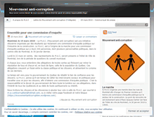 Tablet Screenshot of mouvementanticorruption.wordpress.com