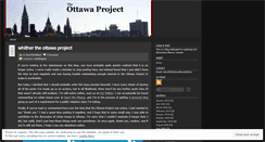 Desktop Screenshot of ottawaproject.wordpress.com