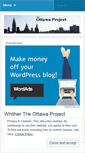 Mobile Screenshot of ottawaproject.wordpress.com