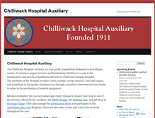 Tablet Screenshot of chilliwackhospitalauxiliary.wordpress.com