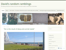 Tablet Screenshot of daversramblings.wordpress.com