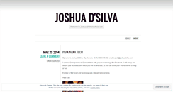 Desktop Screenshot of joshuadsilva.wordpress.com