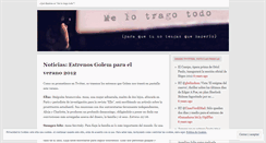 Desktop Screenshot of melotragotodo.wordpress.com