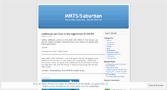 Desktop Screenshot of mmts.wordpress.com