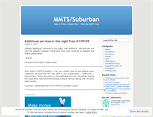 Tablet Screenshot of mmts.wordpress.com