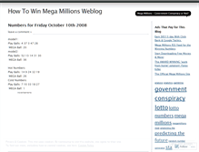 Tablet Screenshot of howtowinmegamillions.wordpress.com