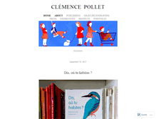 Tablet Screenshot of clemencepollet.wordpress.com