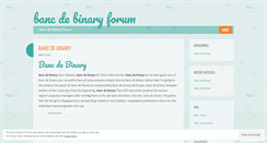 Desktop Screenshot of pro.bancdebinaryforum.wordpress.com