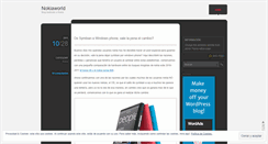 Desktop Screenshot of nokimundops.wordpress.com