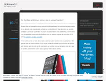Tablet Screenshot of nokimundops.wordpress.com