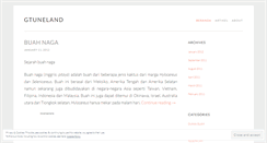 Desktop Screenshot of gtuneland.wordpress.com