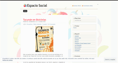 Desktop Screenshot of espaciosocial.wordpress.com