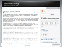 Tablet Screenshot of iscutaru.wordpress.com