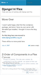 Mobile Screenshot of djangonflex.wordpress.com