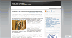 Desktop Screenshot of desarrolloacademic.wordpress.com