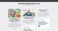 Desktop Screenshot of barrancabermejanoticias.wordpress.com