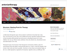 Tablet Screenshot of antoniartherapy.wordpress.com