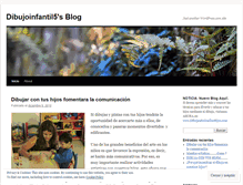 Tablet Screenshot of dibujoinfantil5.wordpress.com