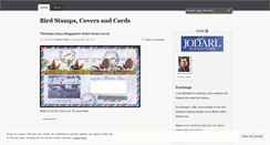Desktop Screenshot of birdstamps.wordpress.com