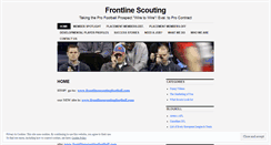 Desktop Screenshot of frontlinescouting.wordpress.com