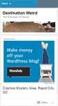Mobile Screenshot of destinationweird.wordpress.com