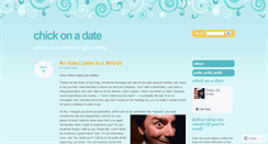 Desktop Screenshot of chickonadate.wordpress.com