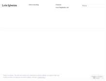 Tablet Screenshot of doloresiglesias.wordpress.com