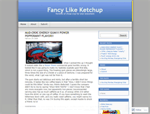 Tablet Screenshot of fancylikeketchup.wordpress.com