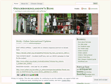 Tablet Screenshot of oxfambooksglasgow.wordpress.com