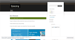 Desktop Screenshot of idiot4.wordpress.com