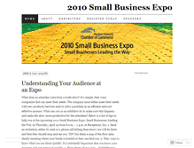 Tablet Screenshot of nkychambersmallbusinessexpo.wordpress.com