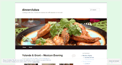 Desktop Screenshot of dinnerclubza.wordpress.com